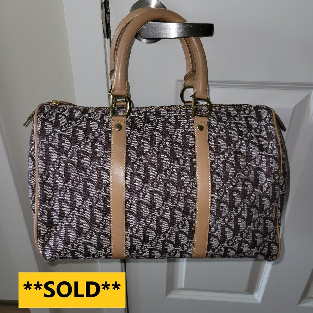 VINTAGE Christian Dior Trotter Boston Bag